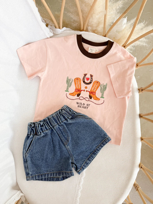 Kids 'Wild at Heart' Slouch Tee