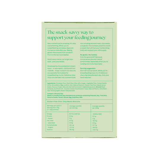 Gluten Free Choc Chip Mama Biscuits