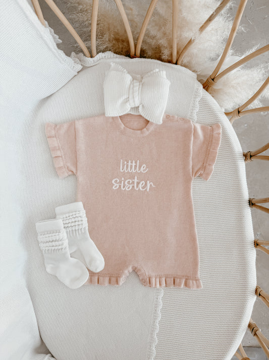 'Little Sister' Playsuit - Pink Lemonade