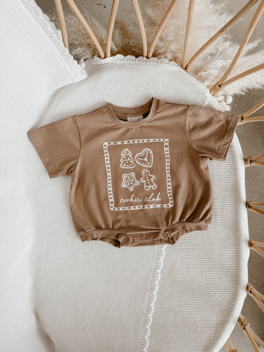 'Cookie Club' Slouch Romper