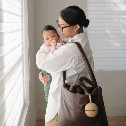 Mushie Pacifier Case – Shifting Sand