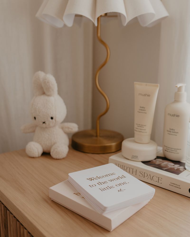 Baby Milestone Cards - Cream