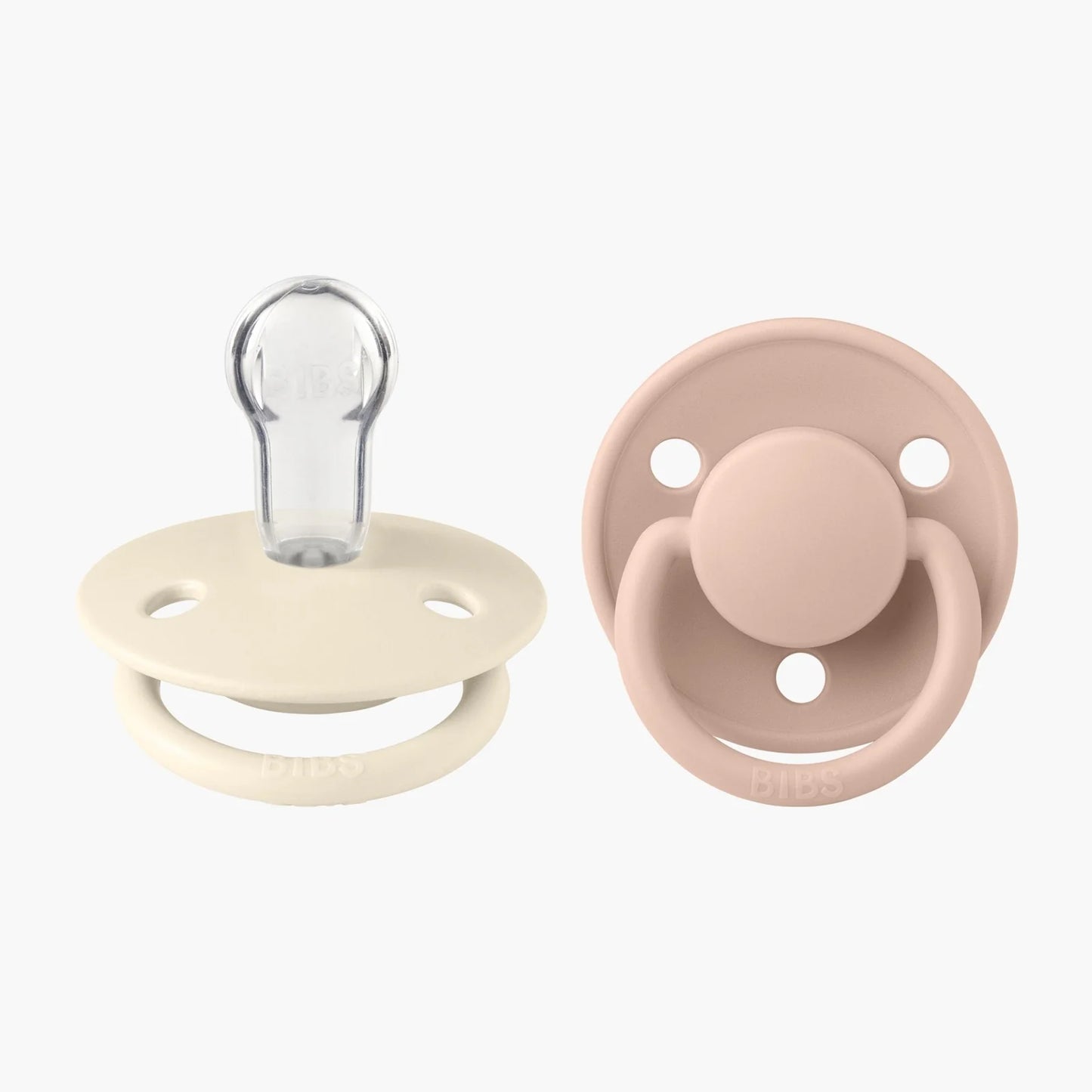 BIBS De Lux Pacifier - Ivory/Blush