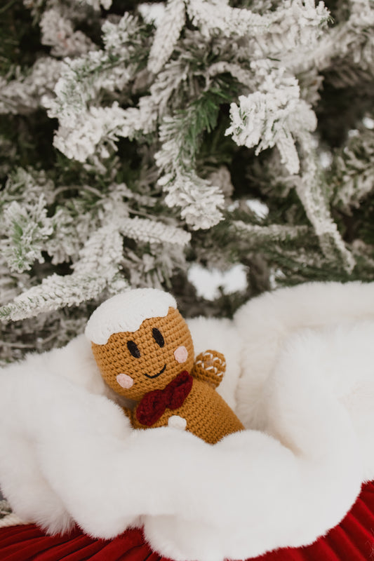 Gingerbread Crochet Rattle