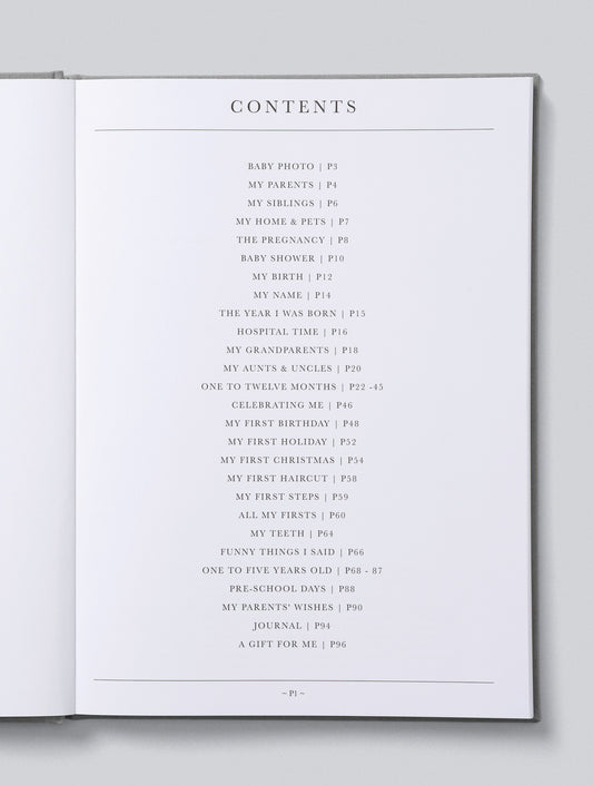 Birth To Five Years Baby Journal