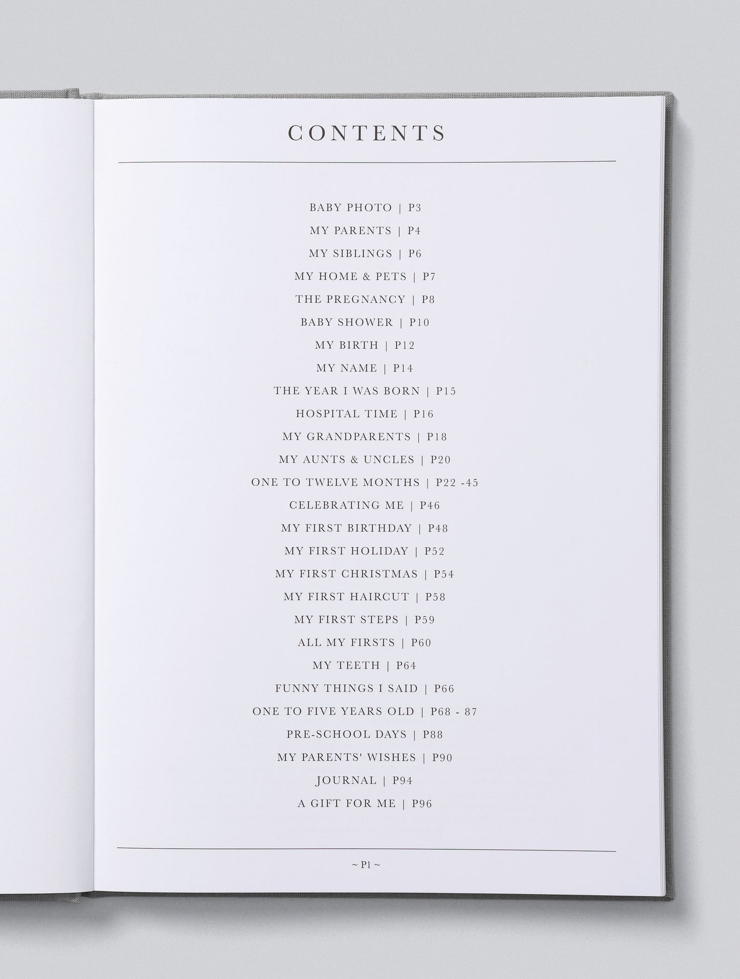 Birth To Five Years Baby Journal