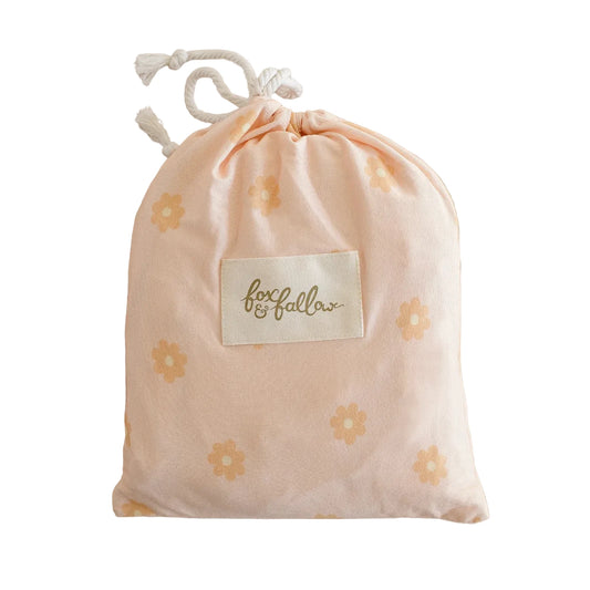 Daisy Chain Organic Fitted Cot Sheet
