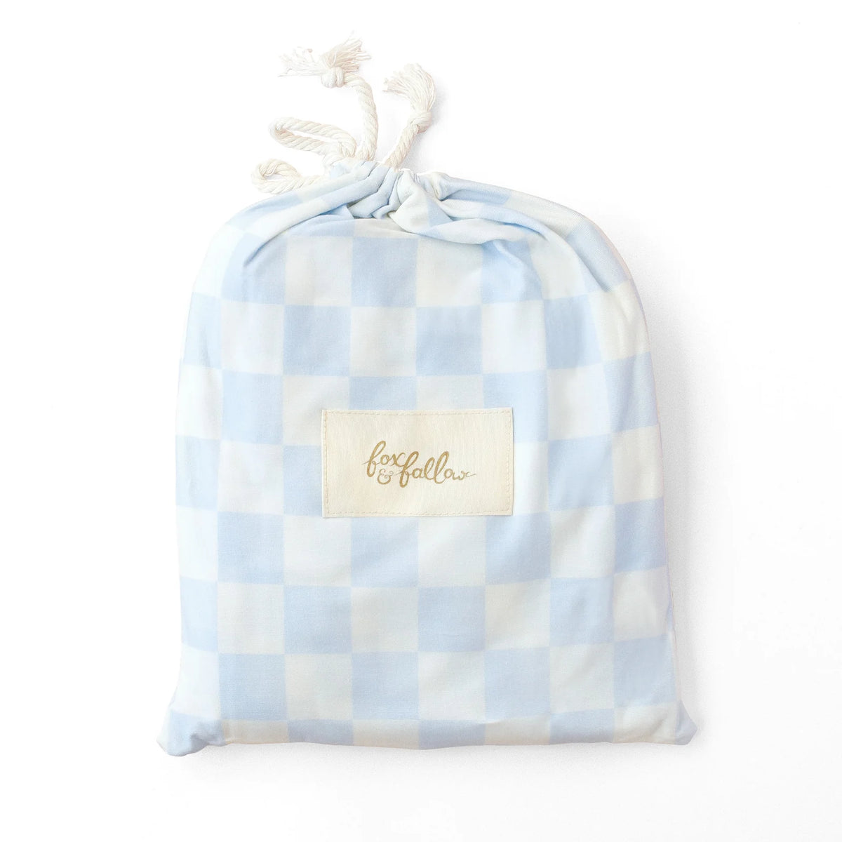 Powder Check Organic Fitted Cot Sheet
