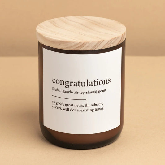 Congratulations - Dictionary Meaning Candle