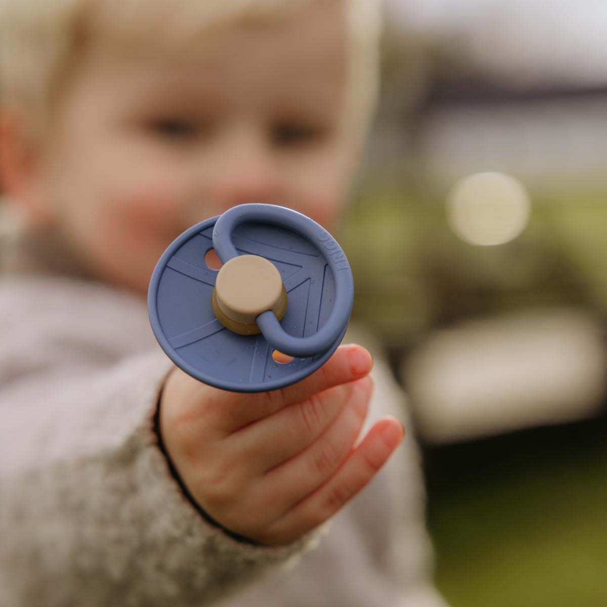 FRIGG Viking Pacifier 2 Pack Latex - Ocean and Cream