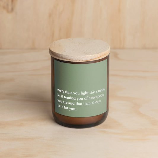 Heartfelt Candle - Always here for you