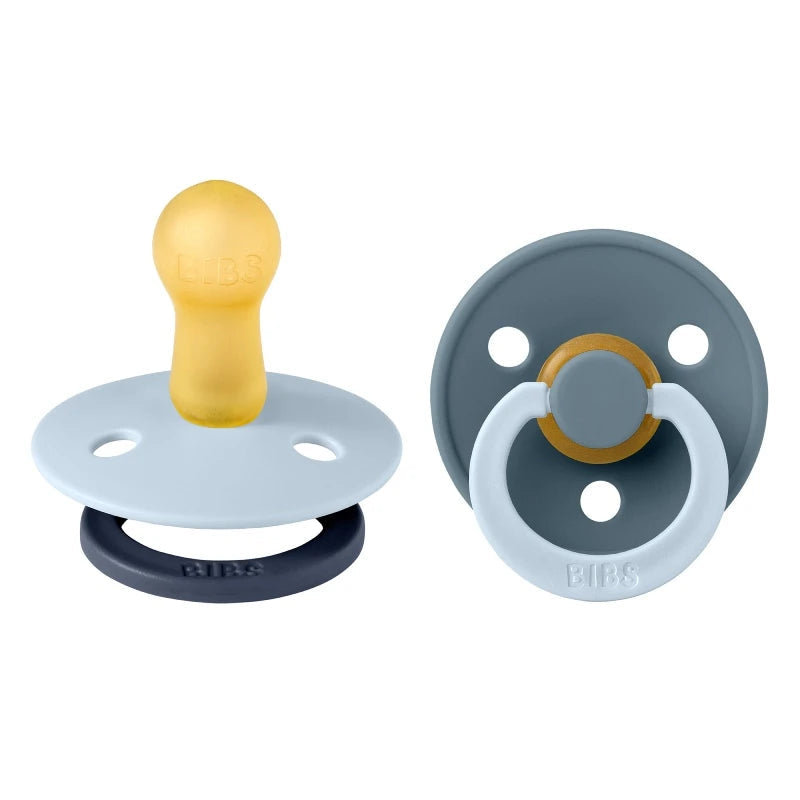 BIBS Pacifier Fusion Colour - Baby Blue/Petrol Mix