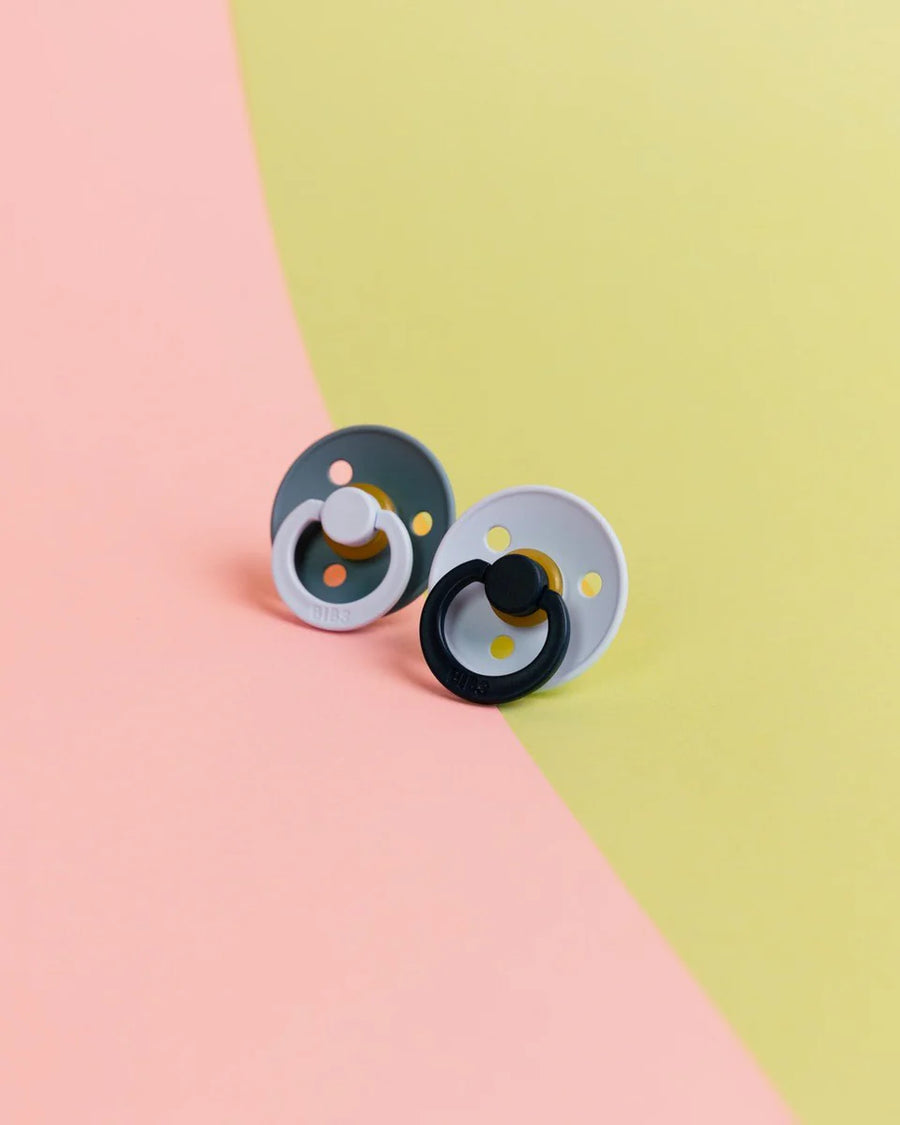 BIBS Pacifier Fusion Colour - Baby Blue/Petrol Mix