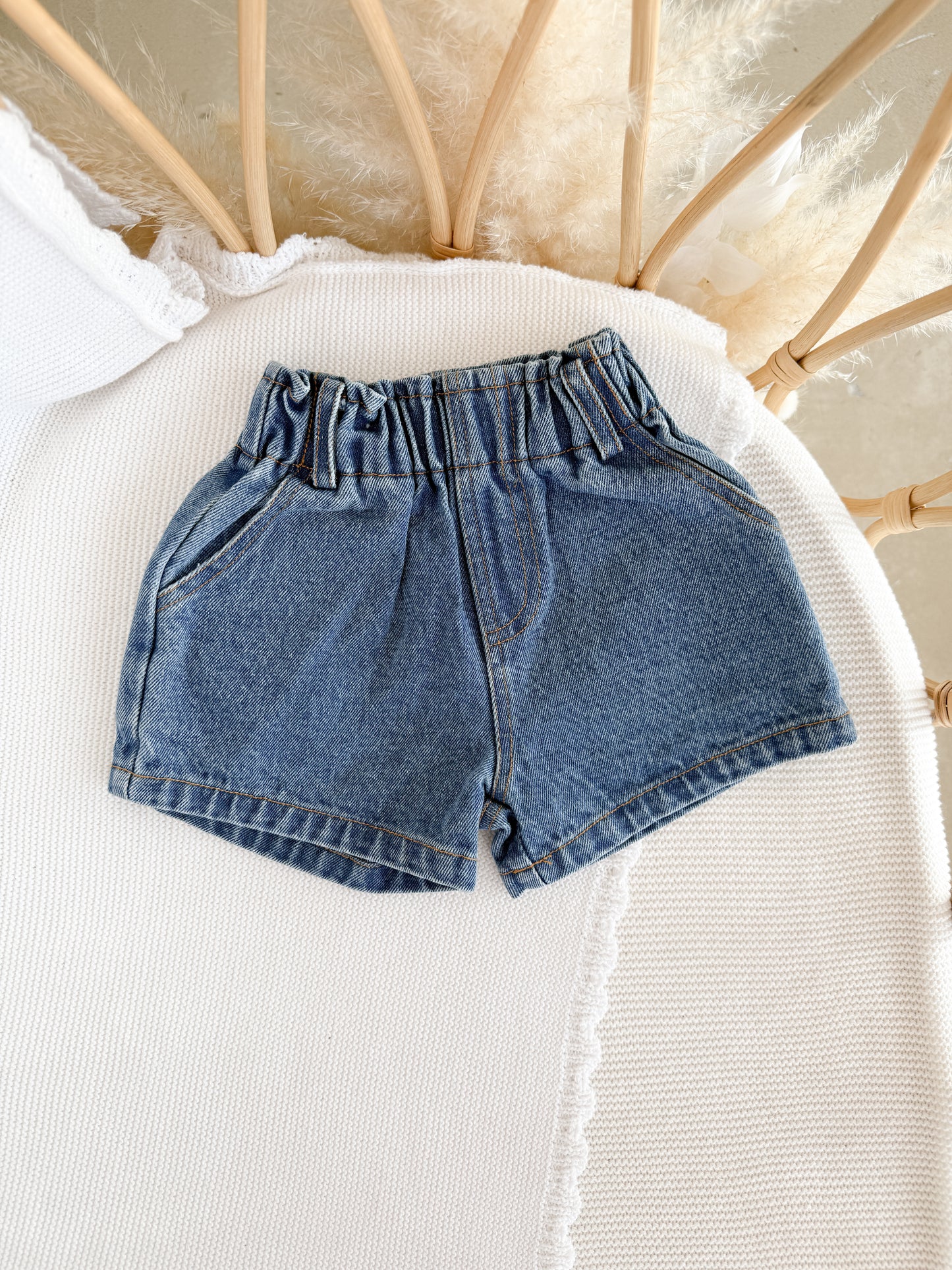 Horseshoe Denim Shorts