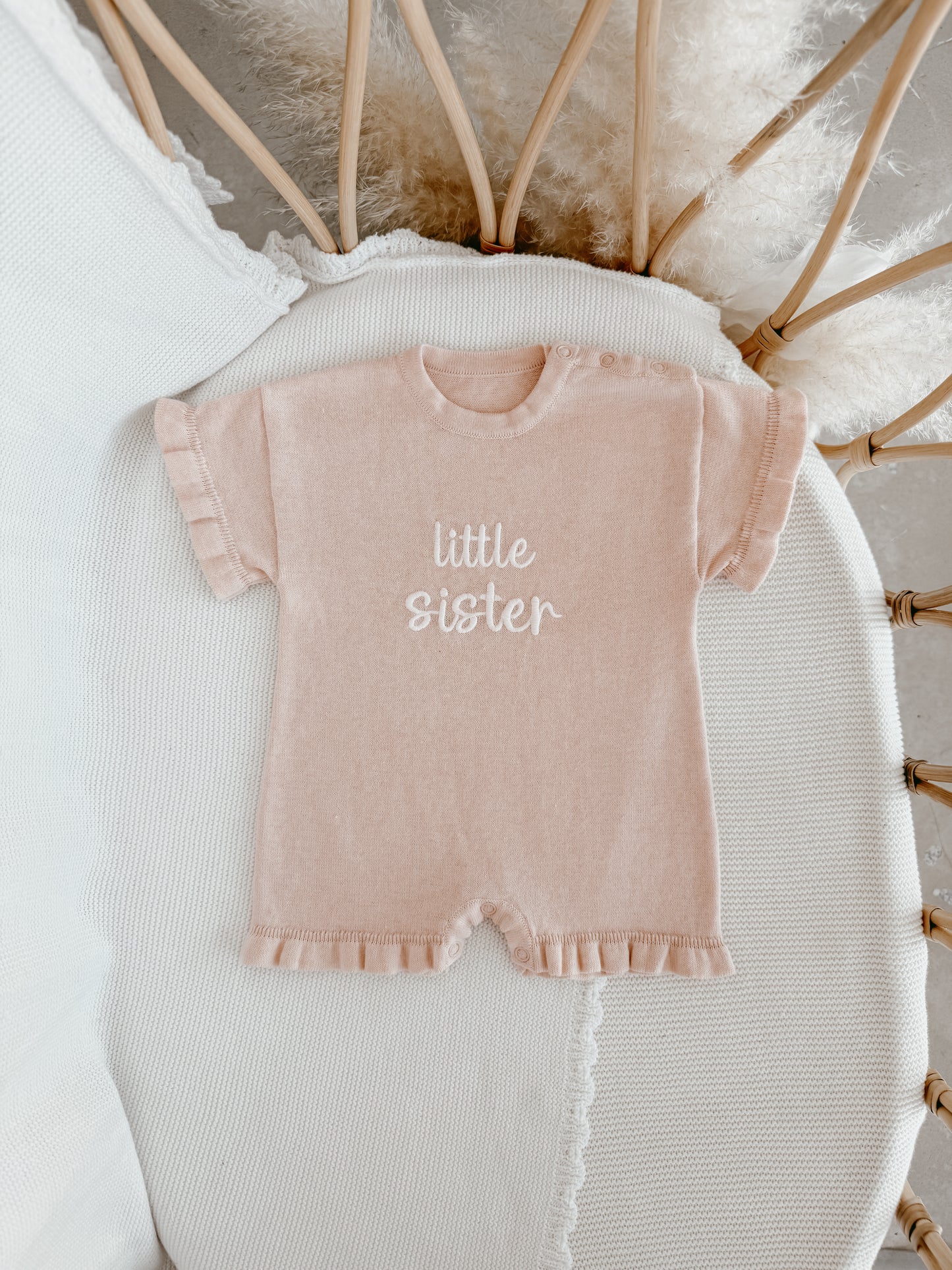 'Little Sister' Playsuit - Pink Lemonade