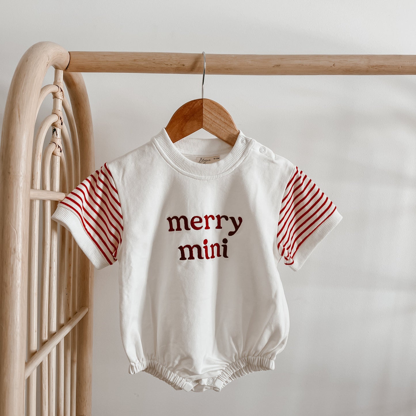 'Merry Mini' Short Sleeve Bubble Romper
