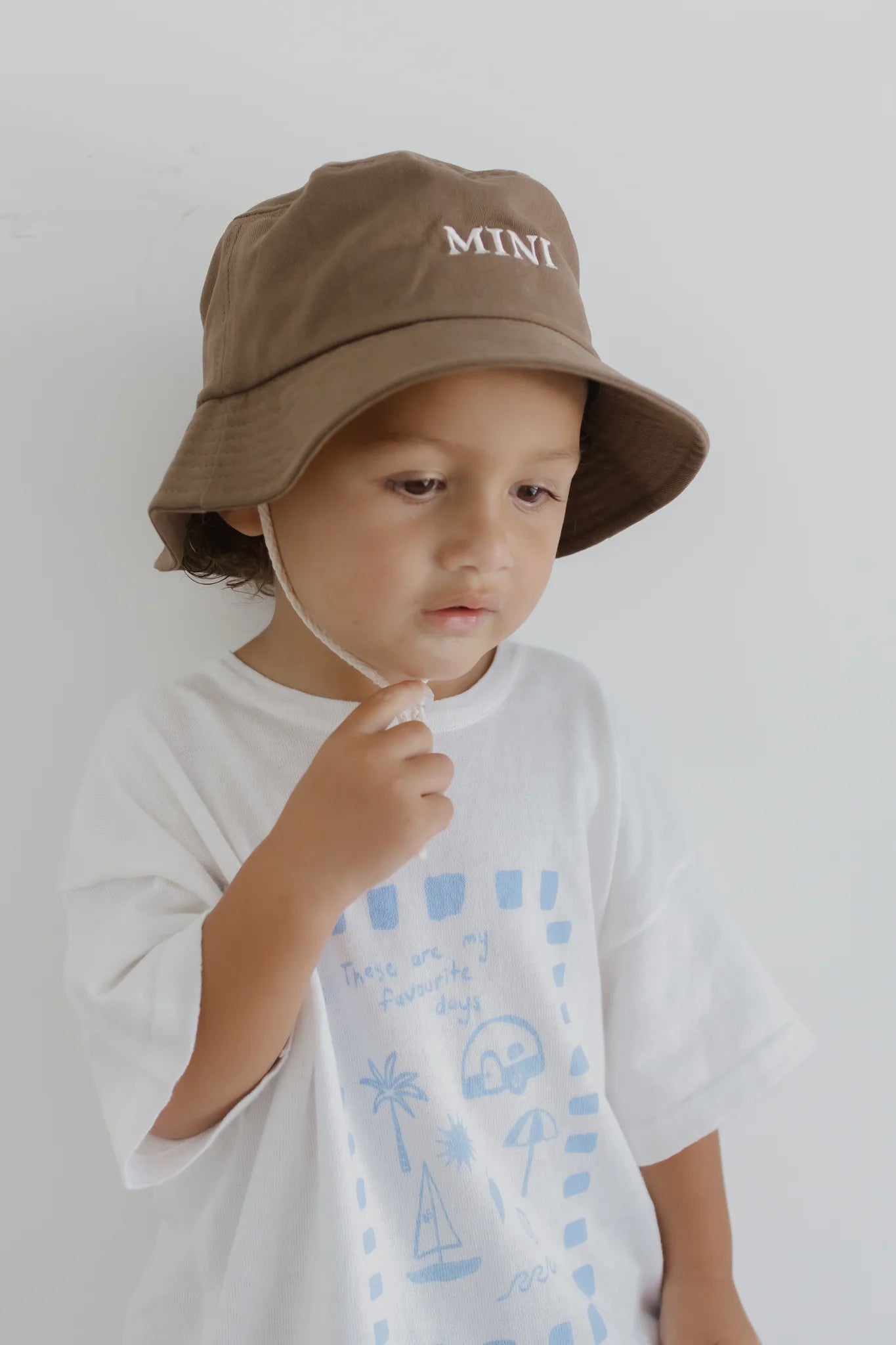 Kids 'Favourite Days' Tee - White & Blue