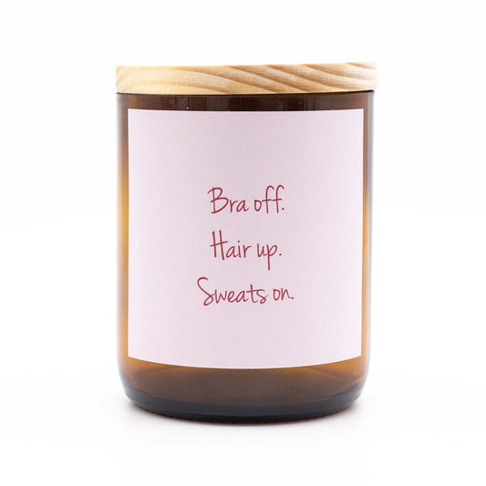 Bra Off - Happy Days Candle