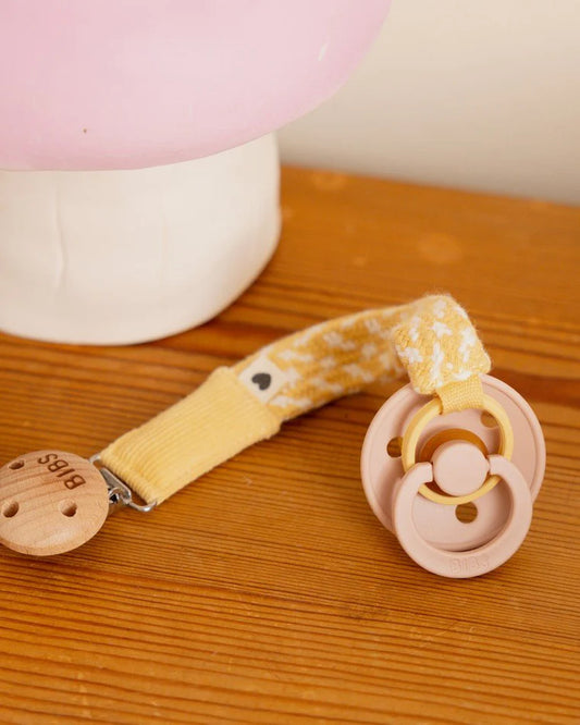 BIBS Round Pacifier Latex - Blush