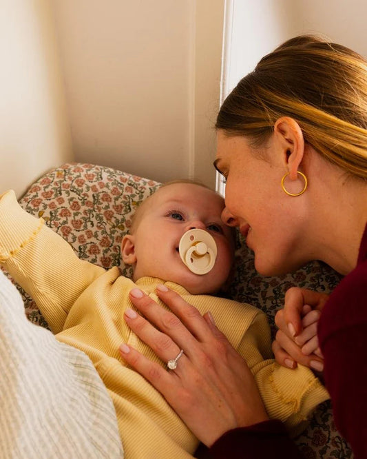 BIBS Round Pacifier Latex - Ivory