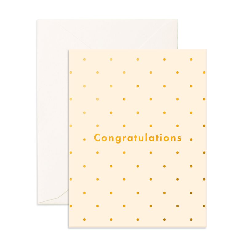 Congratulations Dots Greeting Card