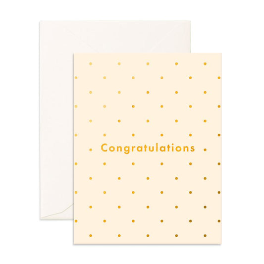 Congratulations Dots Greeting Card