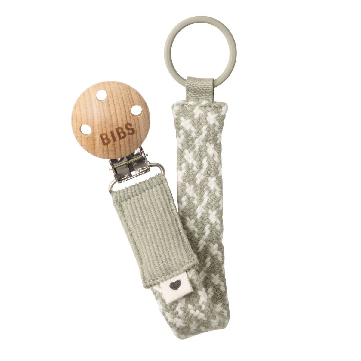 BIBS Pacifier clip - Ivory/Sand