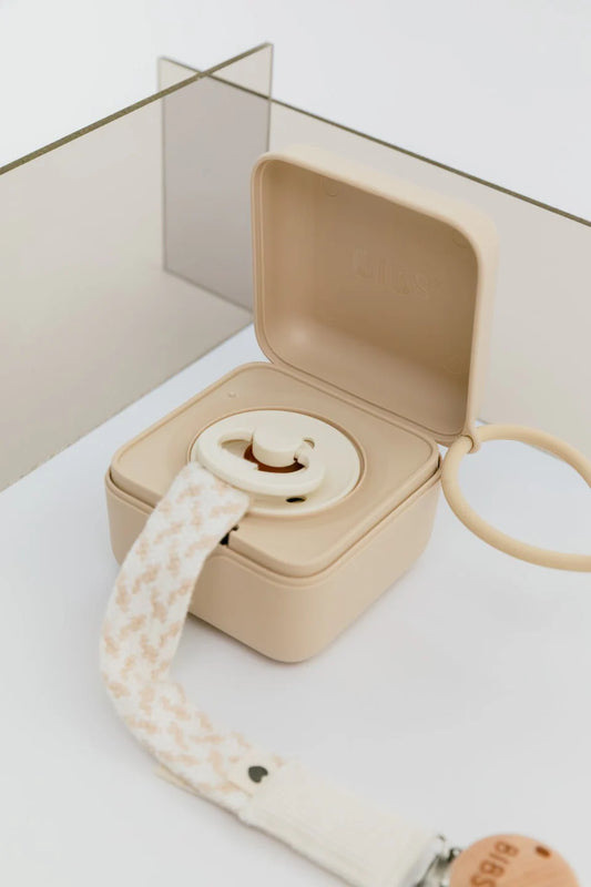 BIBS Pacifier clip - Ivory/Vanilla